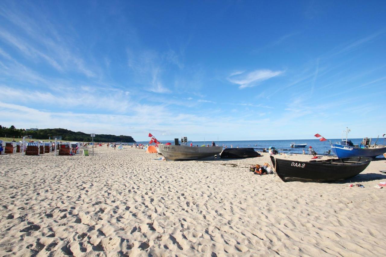 Balkon, Gratis Nutzung Vom Ahoi Erlebnisbad Und Sauna In Sellin - Appartemenmt Nordwind Baabe Exterior photo